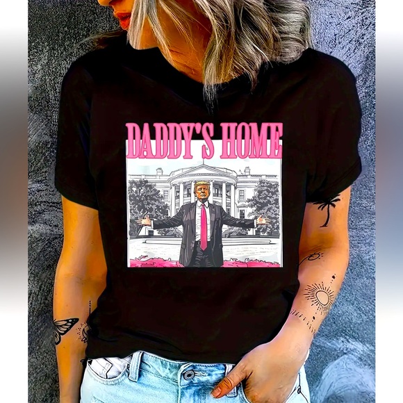 Tops - TRUMP NOVELTY DADDYS HOME TEE NIP